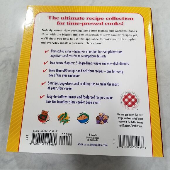 Better Homes & Gardens Biggest Book of Slow Cooker Recipes Cookbook 2002 - Picture 2 of 10